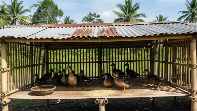 7 Tips Ternak Bebek Petelur dengan Kandang dari Bambu dan Seng Bekas, Telur Bisa untuk Dapur dan Dijual