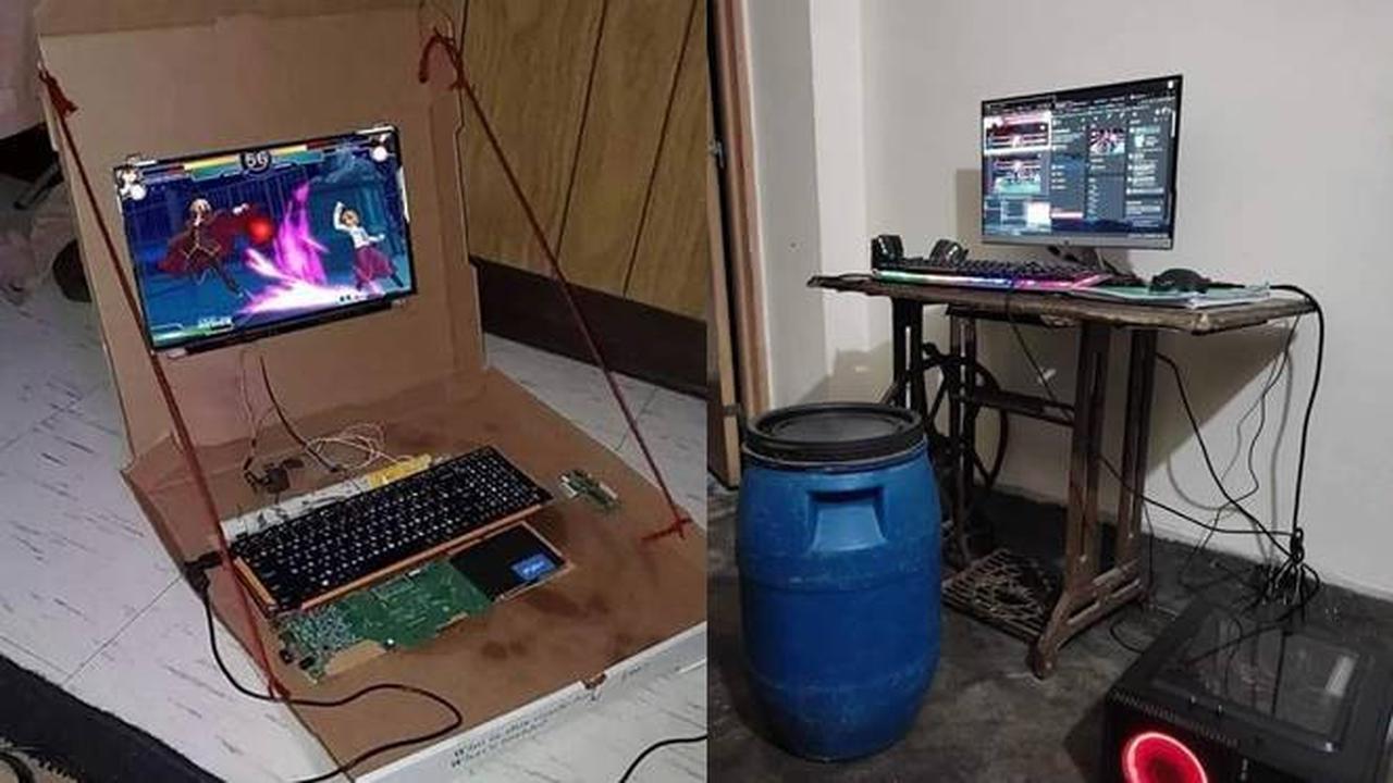 7 Potret Komputer dan Kursi Game Versi 'Low Budget' Ini Kreatif Banget