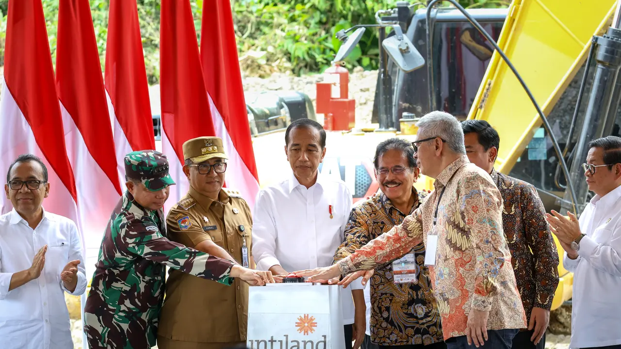 PT Intiland Development Tbk melalui PT Adiwarna Harapan Nusantara resmi memulai groundbreaking tahapan pembangunan tiga proyek properti dan hunian di Ibu Kota Nusantara (IKN), Senin (12/8/2024).