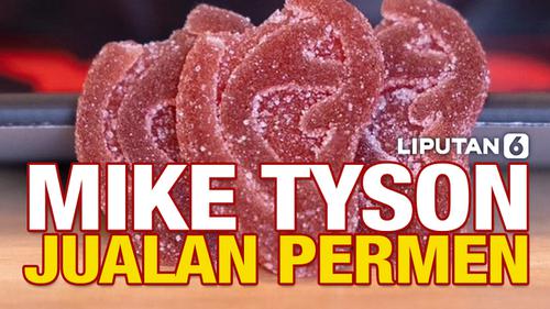 VIDEO: Mike Tyson Jual Permen Bentuk Telinga Evander Holyfield, Begini Penampakannya