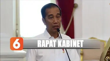 Sidang kabinet ini dipimpin langsung oleh Presiden Joko Widodo dan diawali dengan pidato pengarahan dari presiden.