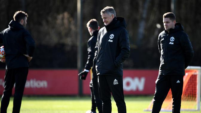 Manajer Manchester United (MU) Ole Gunnar Solskjaer. (FRANCK FIFE/AFP)