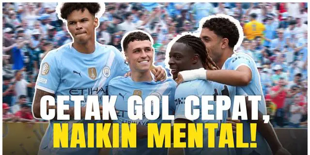 VIDEO: Manchester City Cetak Gol di Menit Kedua, Mental Phil Foden Langsung Naik!