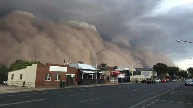 Dahsyatnya Badai Debu Saat Landa Australia