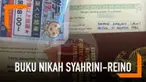 Dalam unggahan yang beredar, terlihat buku nikah yang tertulis nama Reino Ramaputra Barack, tapi nama mempelai wanita tertutup.