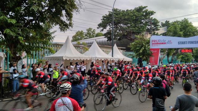 Serunya PruRide Indonesia 2019, Balap Sepeda Berhadiah Ratusan Juta Rupiah