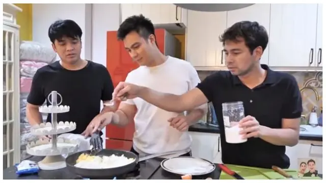 7 Momen Raffi dan Baim Masak Sahur untuk Istri Tercinta, Ternyata Rasanya Asin