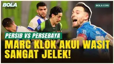 Marc Klok Kritik Keputusan Wasit usai Persib Bandung Imbang Lawan Persebaya Surabaya