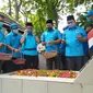 Pengurus DPP Partai Gelora Ziarah ke makam Bung Tomo. (Dian Kurniawan/Liputan6.com)