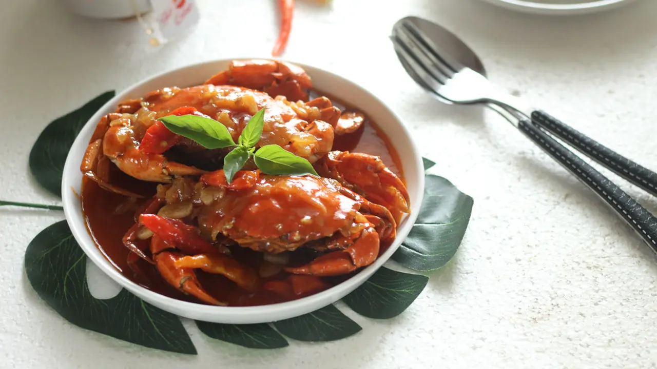 kepiting asam manis