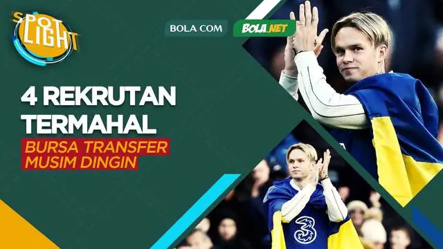 Berita Video, Mykhaylo Mudryk dan 3 Rekrutan Termahal Klub Liga Inggris di Bursa Transfer Musim Dingin