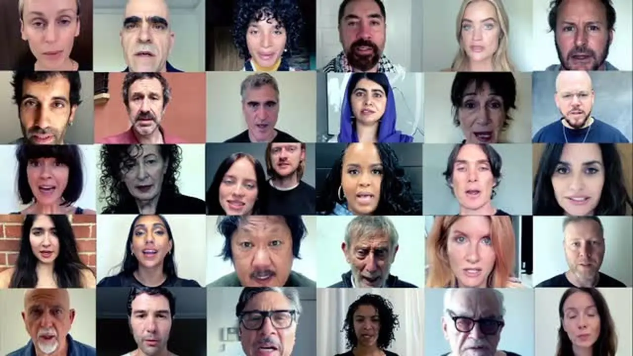 Artis-artis yang ikut dengan Together for Palestine. (Instagram/ t4plive)