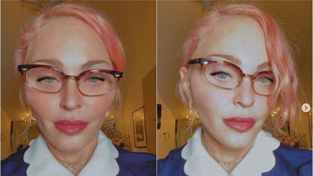 Ubah Warna  Rambut  Wajah Madonna Nyaris Tak Dikenali 