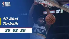 Berita Video 10 Aksi Terbaik NBA 25 Februari 2020