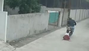 Tangkapan layar bocah SD terseret motor ratusan meter demi pertahankan ponsel