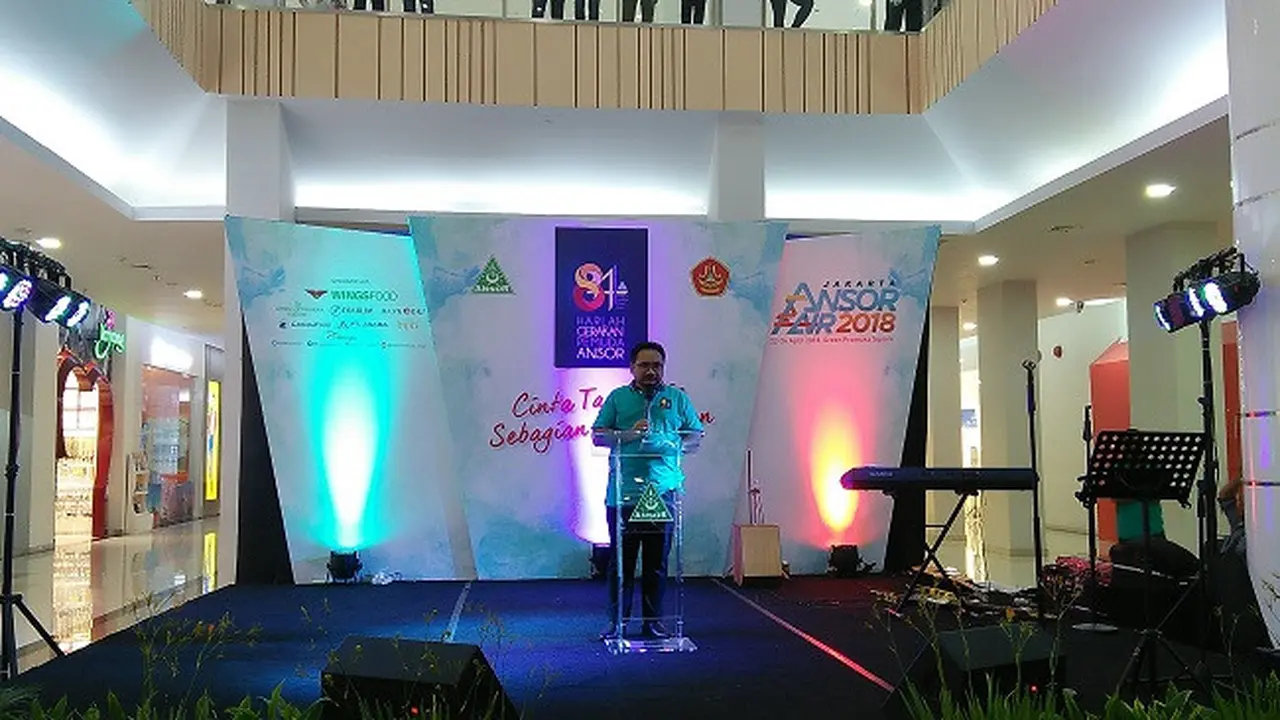 Gerakan Pemuda (GP) Ansor menggelar Ansor Fair 2018 di Grand Pramuka Square, Jakarta, Minggu (22/4).(Dok Merdeka.com)