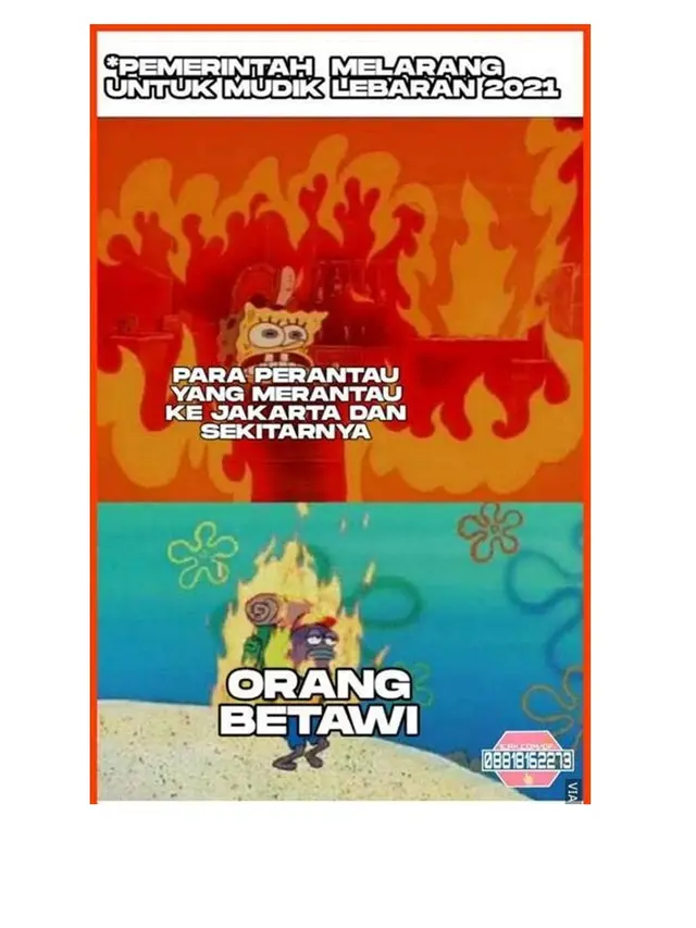 7 Meme Kocak Larangan Mudik 2021 Ini Bikin Geregetan