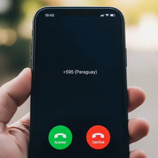 Kode Telepon +595 (Paraguay)/ AI Generated