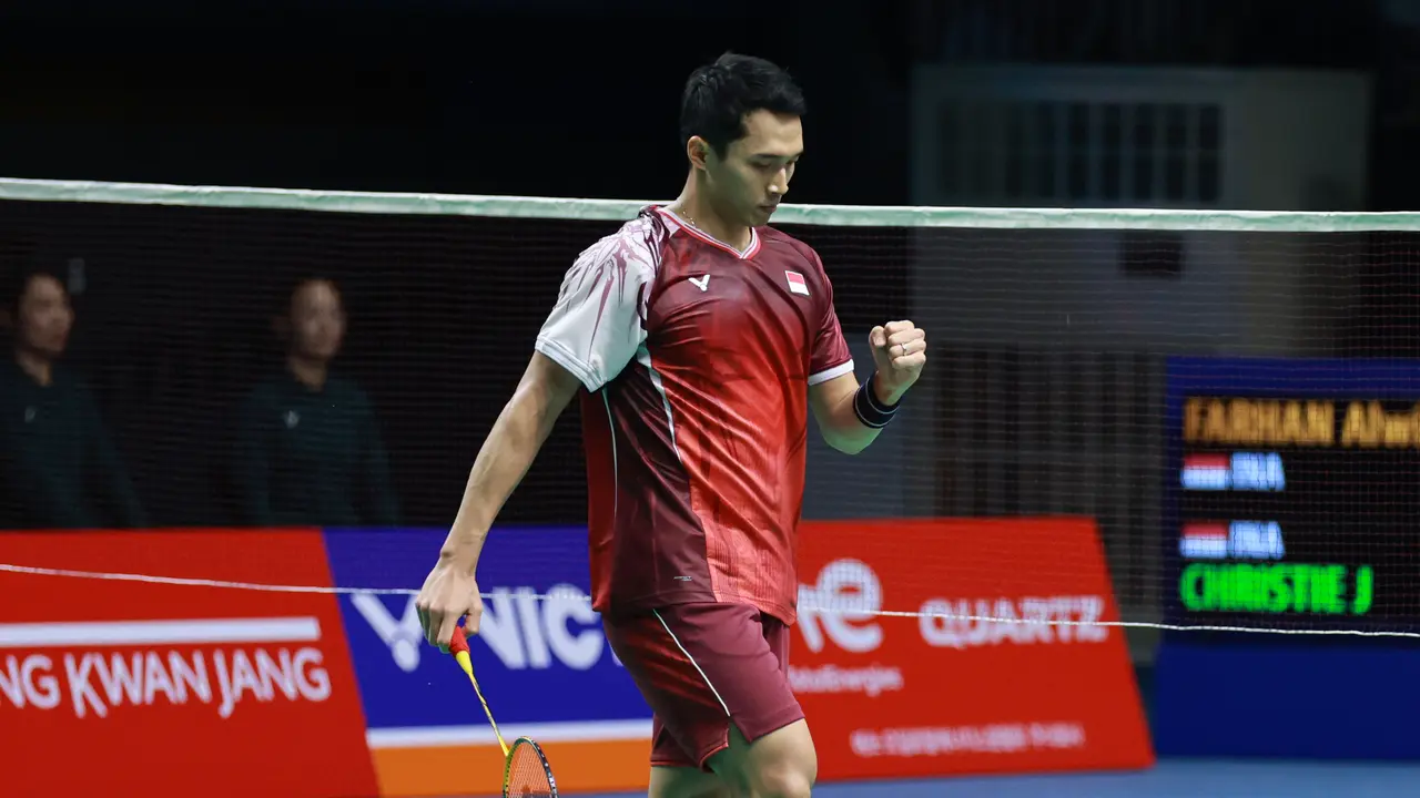 Tunggal putra Indonesia Jonatan Christie. (foto: PBSI)