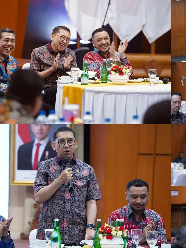 Giring Dampingi Menteri Fadli Zon