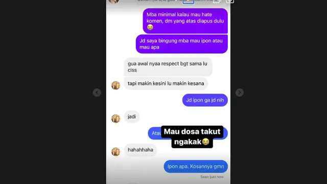 Ria Ricis Heran dengan Warganet yang Menghujatnya tetapi Juga Berharap Diberi Handphone olehnya. (instagram.com/riaricis1795)