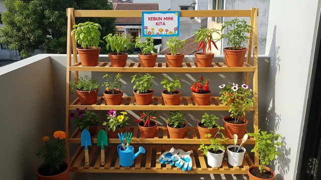 Model Kebun Mini untuk Anak-anak Belajar Berkebun di Rumah