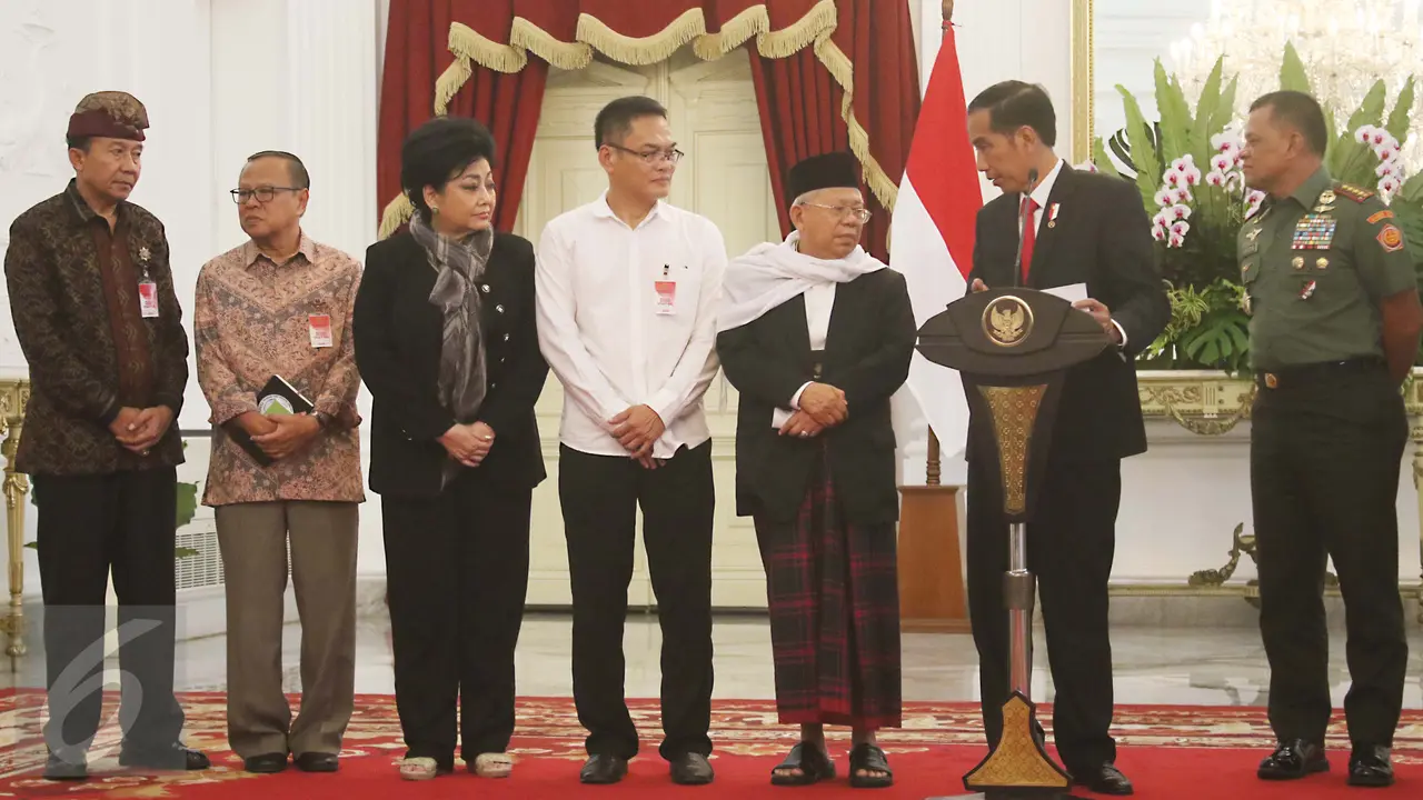 Jokowi Bertemu dengan Delapan Tokoh Lintas Agama