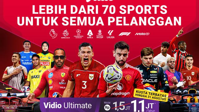 Berlaku untuk Semua Pelanggan, Promo Langganan Vidio di Bulan Agustus Lebih Murah!