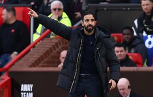 Manajer Manchester United (MU), Ruben Amorim. (Darren Staples / AFP)