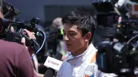 Rio Haryanto, dinilai tampil cukup impresif pada 12 seri awal balapan F1 GP 2016. (Bola.com/Reza Khomaini)