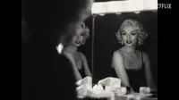 Ana de Armas berubah jadi Marilyn Monroe di trailer perdana film Blonde. (dok. tangkapan layar YouTube Netflix Asia)