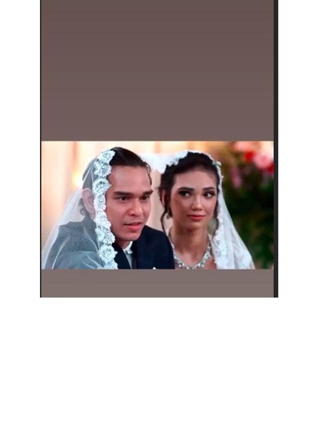 6 Potret Haico Van der Veken Pakai Gaun Pernikahan di Samudra Cinta, Menawan