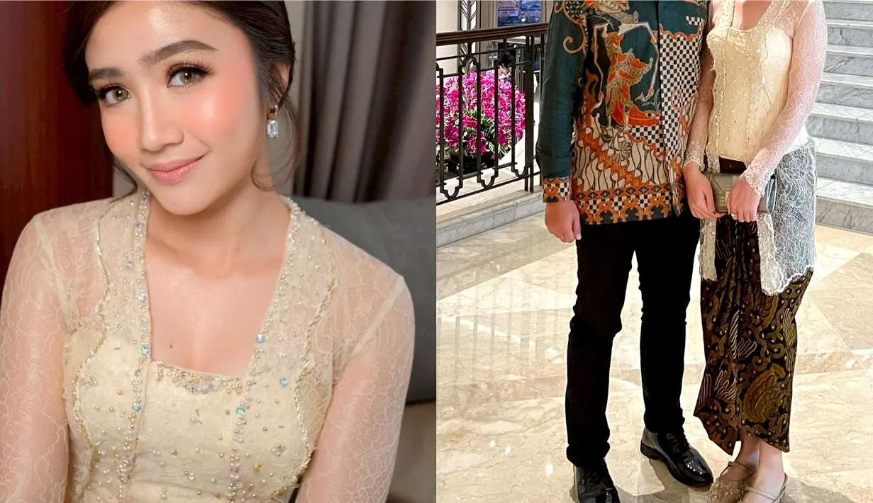 Lewat akun Instagramnya, Febby Rastanty mengunggah beberapa slide foto dirinya saat menjadi bridesmaid. [@febbyrastanty]