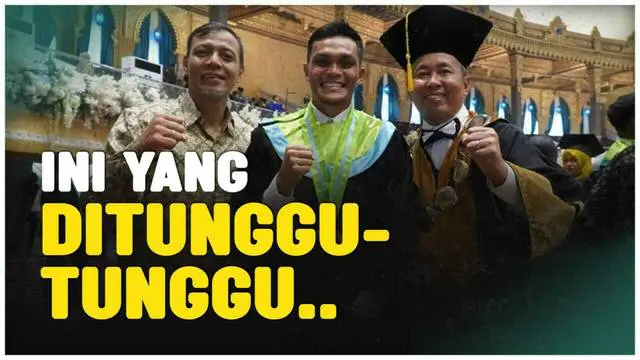 Berita Video, momen Rachmat Irianto lakukan prosesi wisuda di Graha Unesa pada Kamis (11/7/2024)