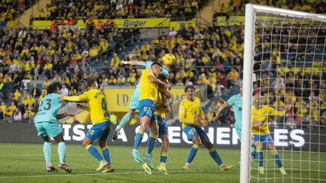 Foto: Melihat Kerja Keras Pemain Barcelona saat Susah Payah Menaklukkan Las Palmas di Liga Spanyol