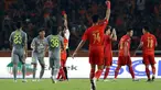 Persija Jakarta berhasil menang tipis 1-0 atas tamunya, Persebaya Surabaya pada laga pekan ke-5 BRI Liga 1 2023/2024 yang berlangsung di Stadion Utama Gelora Bung Karno (SUGBK), Senayan, Jakarta, Minggu (30/7/2023). Persija yang unggul jumlah pemain sejak menit ke-29 saat Arief Catur dikartu merah wasit usai melanggar Witan Sulaeman, hanya mampu mencetak satu gol melalui aksi Ryo Matsumura pada menit ke-38. Hingga laga tuntas, Macan Kemayoran gagal menambah gol, sementara Bajul Ijo pun gagal menyamakan kedudukan. Dengan hasil ini Persija naik ke posisi 5 dengan 8 poin, sementara Persebaya menghuni posisi 13 dengan koleksi 5 poin. (Bola.com/Ikhwan Yanuar)