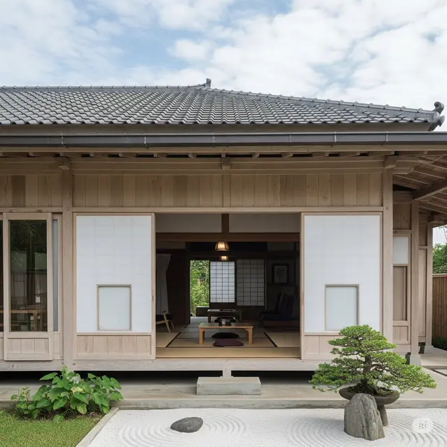 Rumah Kayu Jepang (Jutaku)