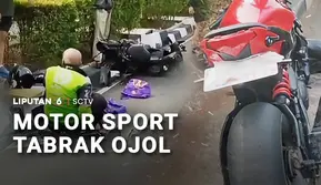 Motor Sport Tabrak Ojol