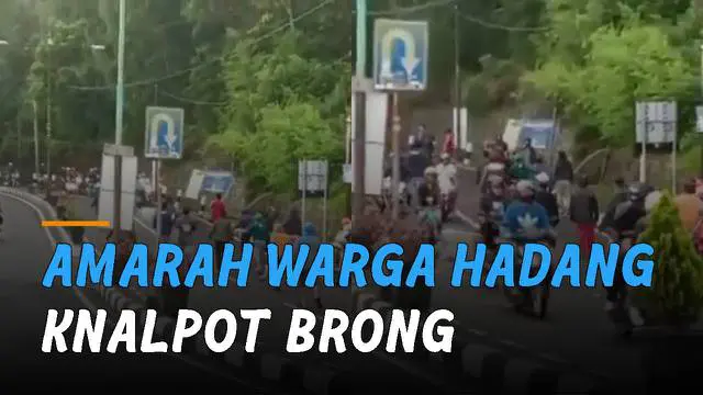 Beredar video rombongan sunmori berknalpot brong kena amarah warga Tawangmangu.