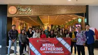 Hartono Mal Yogyakarta menggelar halal bihalal dengan rekan media di Yogyakarta lewat acara nonton bareng di CGV Cinemas (Liputan6.com/ Switzy Sabandar)