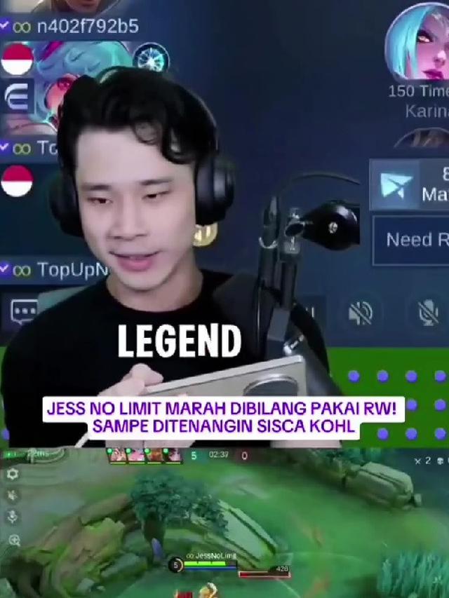 Momen Jess No Limit Emosi saat Main Game, Sikap Sisca Kohl Nenangin (credit: instagram/yashowbiz)