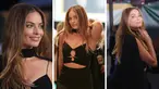 Gaya Margot Robbie di Pemutaran Film Amsterdam, Seksi Pakai Gaun Hitam Berjubah&nbsp;(Photo by Scott Garfitt/Invision/AP)