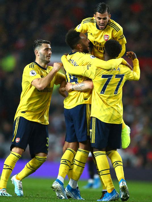 Foto Arsenal Tahan Imbang Manchester United Di Old Trafford Bola Liputan6 Com