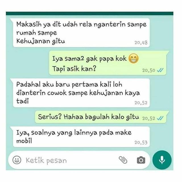 6 Chat Absurd dengan Gebetan Ini Isinya Malah Bikin Sakit Hati