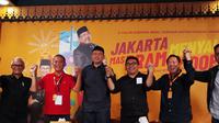 Tim Pemenangan Pramono Anung-Rano Karno menanggapi kubu Ridwan Kamil-Suswono (RK) yang mempersoalkan rendahnya partisipasi pemilih di Pilkada Jakarta 2024. (Liputan6.com/Ady Anugrahadi)
