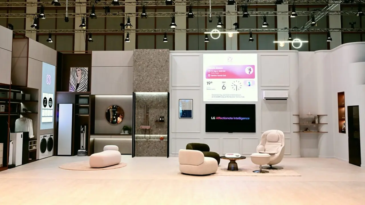 Rumah masa depan ala LG di IFA 2024. Credit: LG Electronics