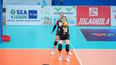 <p>Pemain Timnas bola voli putri Thailand, Nuekjang Thatdao berusaha mengumpan bola kepada rekannya saat menghadapi Indonesia pada laga putaran pertama SEA V League 2023 di Vinh Phuc Gymnasium, Hanoi, Vietnam, Jumat (4/8/2023). Thailand menang 3-0 (26-24, 26-24, 25-20) atas Indonesia. (Dok. SEA V League 2023)</p>
<p>&nbsp;</p>