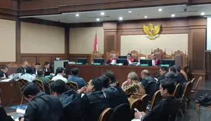 Sidang Syahrul Yasin Limpo (SYL) di ruang sidang PN Tipikor Jakarta Pusat, Rabu (8/5/2024). (Merdeka.com/ Rahmat Baihaqi )