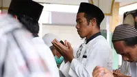 Warga Binaan di Lembaga Pemasyarakatan Banyuwangi lakukan salat Goib dan doa bersama untuk korban gempa Cianjur Jawa Barat (Istimewa)