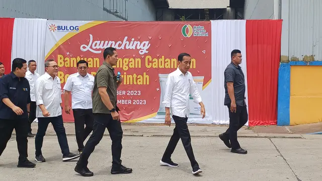 Presiden Joko Widodo (Jokowi) merilis program bansos beras atau Bantuan Pangan Cadangan Beras Pemerintah.